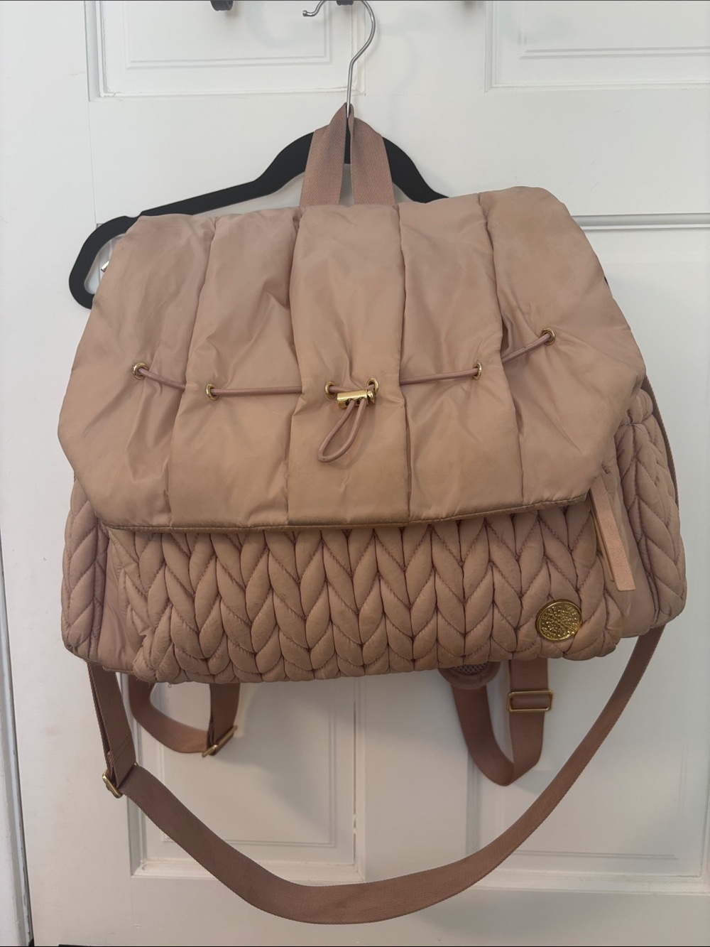 Happ Levy Braided Dusty Pink Diaper Bag
